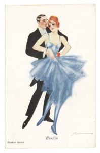 Postkarte "Boston Dance"